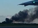 Katastrofa samolotu pasażerskiego Gulfstream G-IVSP na Dominikanie (fot. kadr z filmu na Twitterze)