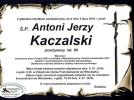 Antoni Jerzy Kaczalski - nekrolog (fot. aeroklub.wloclawek.pl)