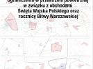 Ograniczenia w związku z obchodami Święta Wojska Polskiego oraz rocznicy Bitwy Warszawskiej