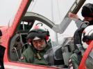 Płk pilot Jerzy Trzaszczka za sterami samolotu TS-11 Iskra (fot. 4.SLSz)