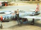  Republic Aviation F-84E "Thunderjet" (fot. E. Galbraith, USAF/Domena publiczna/Wikimedia Commons)