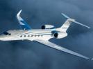 Samolot biznesowy Gulfstream G550 w locie (fot. gulfstream.com)