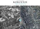Wojenna Warszawa z lotu ptaka - projekt Korzenie Miasta (fot. korzeniemiasta.pl)