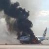 Pożar B772 na lotnisku w Las Vegas