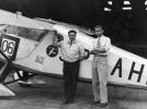 kpt. pil. Franciszek Żwirko i inż. pil. Stanisław Wigura przy samolocie RWD-6 (fot. Narodowe Archiwum Cyfrowe)