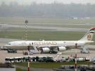 Przymusowe lądowanie na Okęciu A340 fot. D.Kłosiński