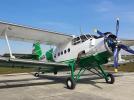 An-2 (SP-KSA) na płycie lotniska w Świdniku (fot. swidnik.pl)