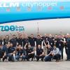 Przekazanie samolotu marki Embraer nr 1700 do KLM, fot. skyshades