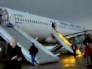 Ewakuacja pasażerów A321 linii Ural Airlines