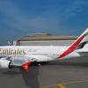 A380 linii Emirates w nowym malowaniu (fot. Emirates)