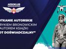 Spotkanie z Henrykiem Bronowickim, autorem książki "Pilot doświadczalny" (fot. Aeroklub Warszawski)