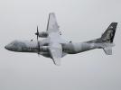 C-295M CASA z wizerunkiem płk. pil. Stanisława Skarżyńskiego na ogonie w locie (fot. Marcin Sigmunt, 8.BLTr)