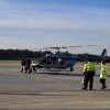 Bell-407GXi należący do Policji na lotnisku podczas Akcji Serce (fot. sierż. Emilia Plawska, KPP w Szczytnie)