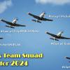 Zespół Akrobacyjny "Orlik" - skład na sezon 2024 (fot. Aerobatic Team Orlik, Facebook)