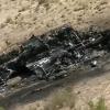 Miejsce katastrofy samolotu wojskowego F-35B w Nowym Meksyku (fot. kadr z filmu na youtube.com, LiveNOW from FOX)
