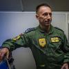 Mjr 'Sly', dyrektor taktyczny w komponencie AWACS (fot. Michał Niwicz)