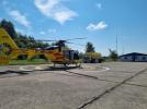 EC135 Lotniczego Pogotowia Ratunkowego w bazie w Koszalinie (fot. LPR)