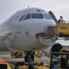 Uszkodzenia A320 Austrian Airlines, fot. avherald