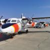 Dwa samoloty patrolowo-rozpoznawcze L-410 Straży Granicznej na płycie lotniska (fot. strazgraniczna.pl)