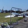 Wypadek samolotu na lotnisku w Kołobrzegu, fot.e-kg
