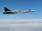 XB-1 firmy Boom Supersonic w locie (fot. Boom Supersonic)