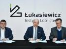 Łukasiewicz-Instytut Lotnictwa, Mieleckie Zakłady Lotnicze oraz DRACO Aircraft podpisały listy intencyjne dotyczące współpracy (fot. Łukasiewicz-Instytut Lotnictwa)