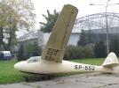 Szybowiec IS-1 Sęp przed hangarem głównym Muzeum Lotnictwa Polskiego w Krakowiec (fot. Muzeum Lotnictwa Polskiego)