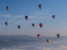Balony w locie (fot. Komisja Balonowa Aeroklubu Polskiego)