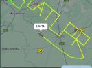 Lotnicy piszą po niebie z okazji Jubileuszu 25-lecia Lotniczego Pogotowia Ratunkowego (fot. flightradar24.com)