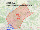 Ograniczenia przestrzeni powietrznej nad Warszawa 25_04