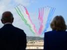 Wspólny przelot Red Arrows i Frecce Tricolori nad Rzymem, fot. aerotime