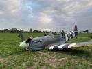 Awaryjne lądowanie myśliwca Spitfire w pobliżu Lydd, fot. Kent online