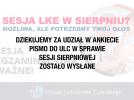 LKE sesja sierpniowa