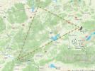 Trasa pierwszej konkurencji w kwalifikacjach w Nowym Targu do finału serii 12 FAI Sailplane Grand Prix (fot. sgp.aero)