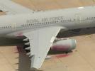 Airbus Voyager pomalowany w ramach działań Palestine Action, fot. bbc