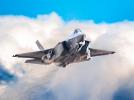 F-35 'Husarz' w locie - widok z przodu (fot. st. sierż. Rafał Samluk, DORSZ)