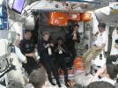Sławosz Uznański-Wiśniewski na Międzynarodowej Stacji Kosmicznej (fot. kadr z filmu Axiom Space)