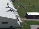 Wypadek Beechcrafta E90 King Air w New Century w USA, fot. KMBC