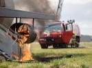Ćwiczenia służb ratowniczych na lotnisku Rzeszów-Jasionka (fot. Łukasz Ożóg)
