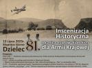 Obchody 81. rocznicy zrzutów alianckich na zrzutowisku 'Sójka' (fot. Stowarzyszenie Rekonstrukcji Historycznych - 1 PSP AK)