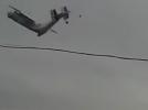 Moment katastrofy An-22, fot. kadr youtube