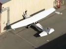 Skradzona Cessna 172 na lotnisku Van Nuys, fot. twitter