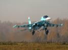Su-34 rosyjskich sił powietrznych - start (fot. uacrussia.ru)
