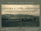 Lotnictwo w źródle archiwalnym (fot. Archiwum Państwowe w Kielcach)