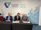 Politechnika Krakowska i Kraków Airport podpisały list intencyjny o współpracy (fot. Kraków Airport)
