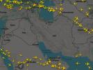 Przestrzeń powietrzna krajów Bliskiego Wschodu, fot. FR24