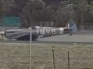 Awaryjne lądowanie zabytkowego Spitfire w Australii, fot. kadr youtube