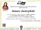 Janusz Jastrzębski - nekrolog (fot. Zakład Usług Pogrzebowych Józef Wojtaś)