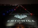 Nowe oświetlenie na lotnisku Muchowiec w Katowicach (fot. KAW, Drogopol, Facebook)