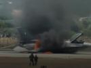 Awaryjne lądowanie F-16 greckich sił powietrznych, fot. kadr youtube